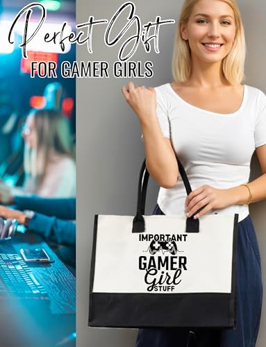 Bolso Tote de Lona para Gamers Mujeres miniatura 2