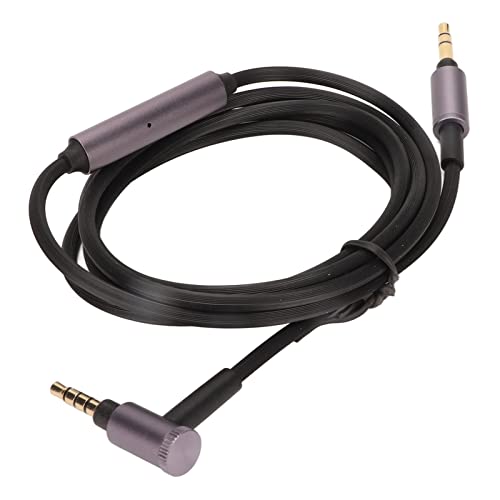 Replacement Upgrade Cable, 3.5mm to 3.5mm Headphone Cable with Microphone for WH-1000XM4/XM3/XM2 MDR-1A, for Hesh 3/2, Etc