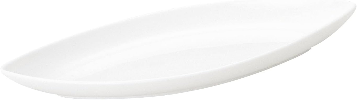 Koyo Pottery 17000075 Mare Canoe Dish, 11.4 inches (29 cm), Dishwasher Safe, Made in Japan