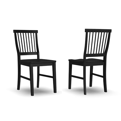 Homestyles Arts & Crafts Black Dining Chairs