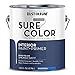 Rust-Oleum 380226 Sure Color Interior Wall Paint and Primer Eggshell Smoked Navy gal