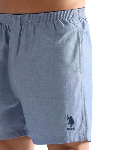 Image of U.S. Polo ASSN. Mens EX003 Cotton Essential Easy Lounge Boxer Shorts -Pack of 1