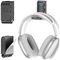 Headphone Stand Wall Mount, Gaming Headset Wall Shelf & Desk Holder, Hook Hanger, for Office / PS5/ XBOX/ PS4 Headset, Must Have Video Game Accessories, Essentials & Gift for Boys & Girls- 1 Pack