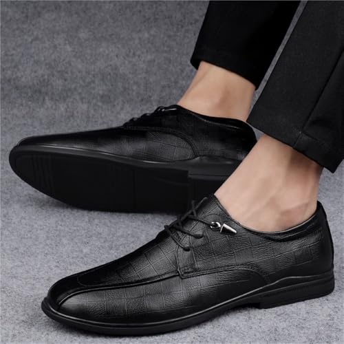 Men's Patent Leather Oxford Lace Up Dress Shoes Classic Tuxedo Formal Footwear3