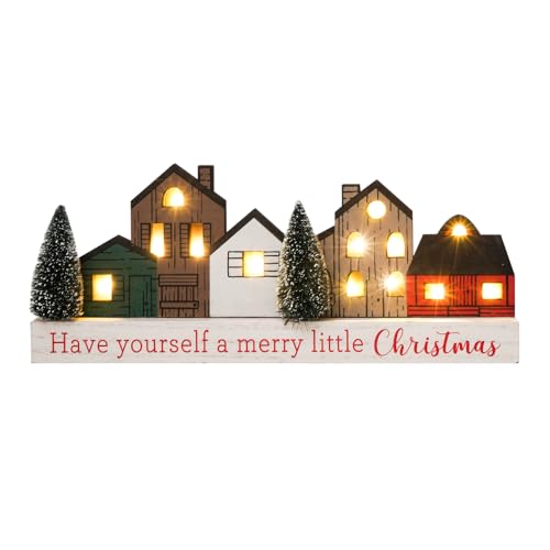 Christmas Decorations for Home Led Lighted Merry Christmas Tree Decor...