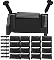 NyVoozy 16PC Sheavy-duty level bracket fits all brands of level bracket storage level wall storage