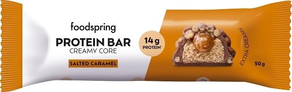 Foodspring - Foodspring Barretta Proteica Cuore Morbido Caramello Salato 50g - 950919542