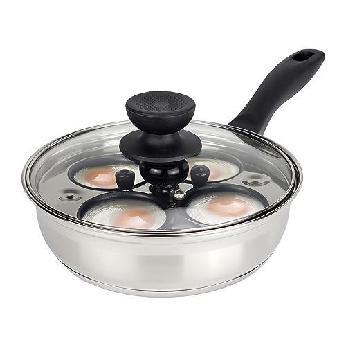 MARSKITOP Stainless Steel Poacher Pan