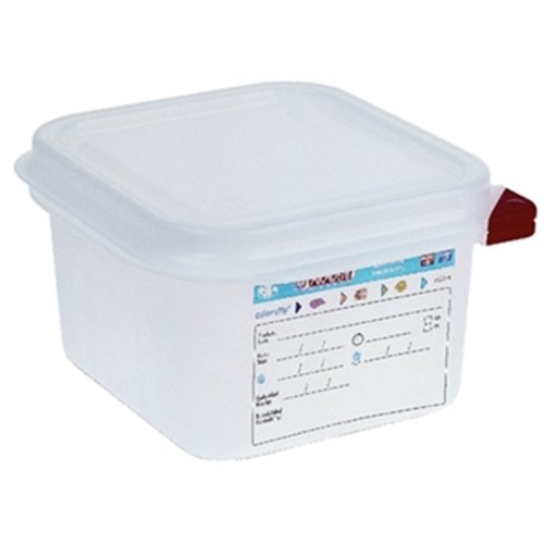 Araven cibo contenitore 1.7ltr 1.7 litro (1/6 GN). 100 (H) x 176 (W) x 162 (P) mm. Quantità nella confezione: 4