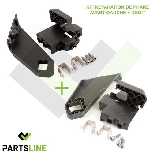 Patte de fixation de phare cassée sur A3 8P1 : kit réparation complet