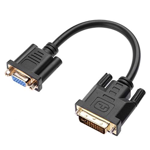 Swiftswan 0.3m DVI 24+5 Male to VGA Female M/F Adapter Video Monitor Converter Cable