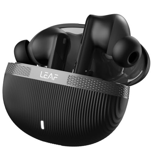 Leaf Buds X342 True Wireless in Ear Earbuds with Ai Sound App, 32H Playtime, Quad Mic with Enc, 50Ms Low Latency, Fast Charging (10Min=210Min), 10Mm Driver, Ipx5, Bluetooth V5.4 TWS (Carbon Black) (B0D7JW9Z3T) Amazon Price History, Amazon Price Tracker
