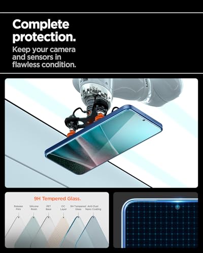Image of Spigen EZ Fit Pro Tempered Glass Screen Protector Guard for Galaxy S25 Edge [2 Pack]