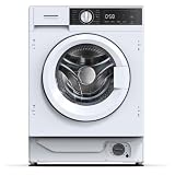 HEINNER HWM-BI814IVA+++ Einbauwaschmaschine – 8 kg – 1400 U/min – Energieklasse A – Motor Inverter – 15 Programme – Weiß – 5 Jahre Garantie