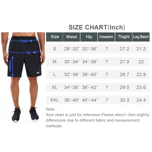 Bermuda de corrida masculina esportiva para treino, secagem rápida, esportiva, preta, com bolsos com