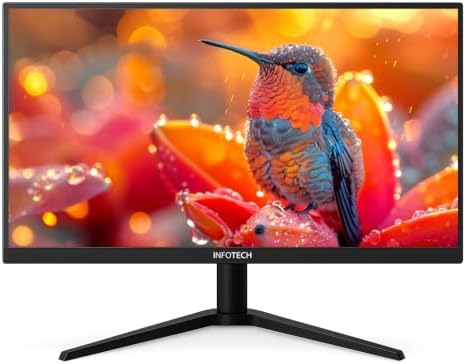 Monitor Infotech LED HD 19 Polegadas, Conexão HDMI e VGA, 60Hz, P...