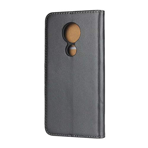 Étui en cuir résistant Moto G7 Power finition premium