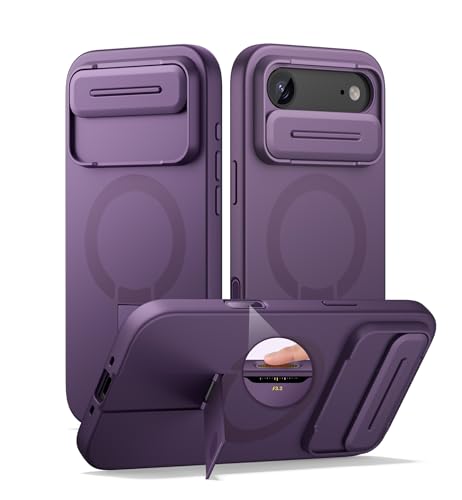Coque iPhone 17 Air magnétique violette idéale pour vos vidéos mains libres