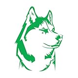 Husky-Wandaufkleber für Kinderzimmer, Husky-Hundeaufkleber, Tier-Haustierladen, Wandaufkleber, Vinyl, Kinderzimmer-Dekoration, Geschenke für Mama, Papa, Sohn, klein – 32 x 42 cm