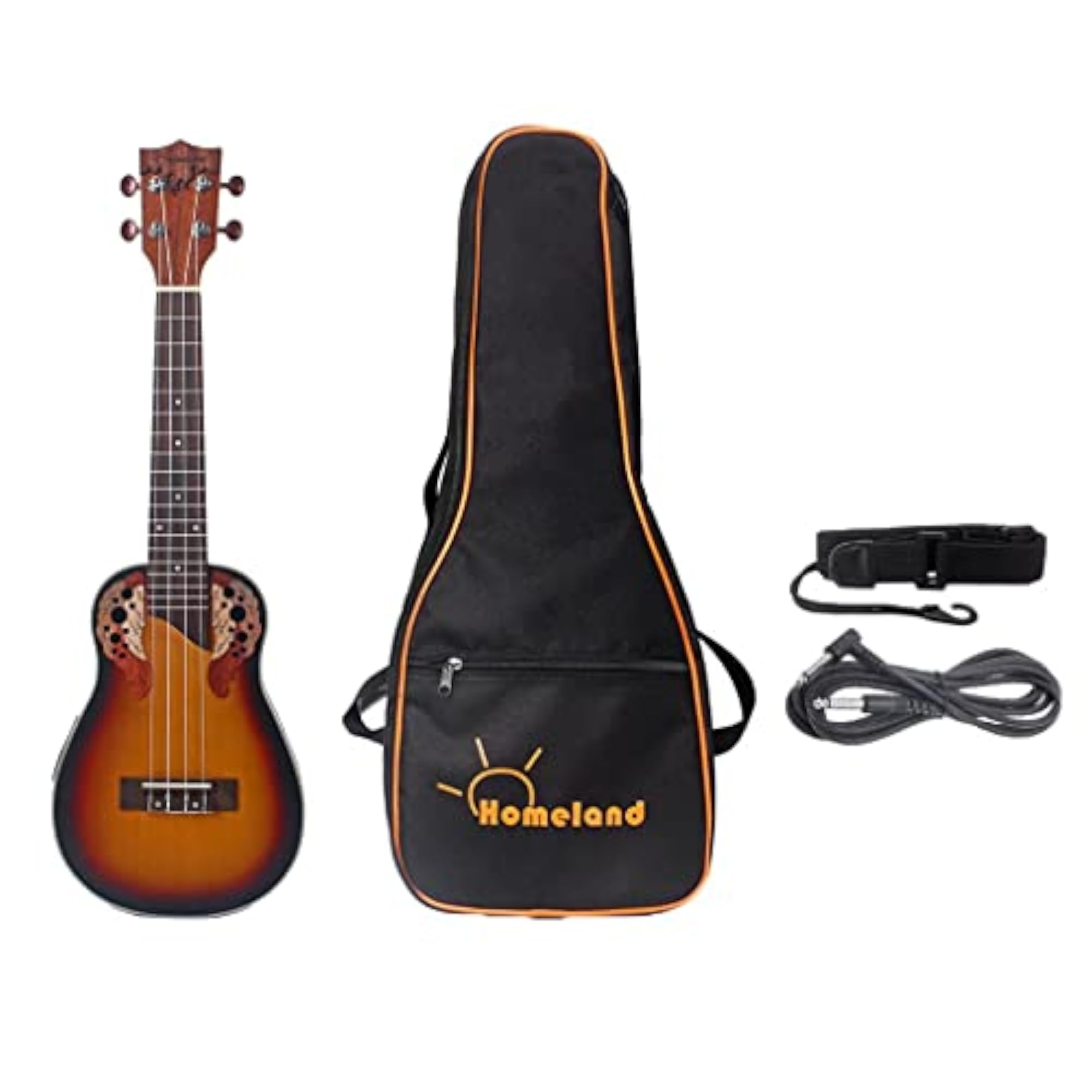 23Inch Concert Ukulele with Storage Bag and Strap
