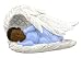 African-American Baby Boy in Angel Wing