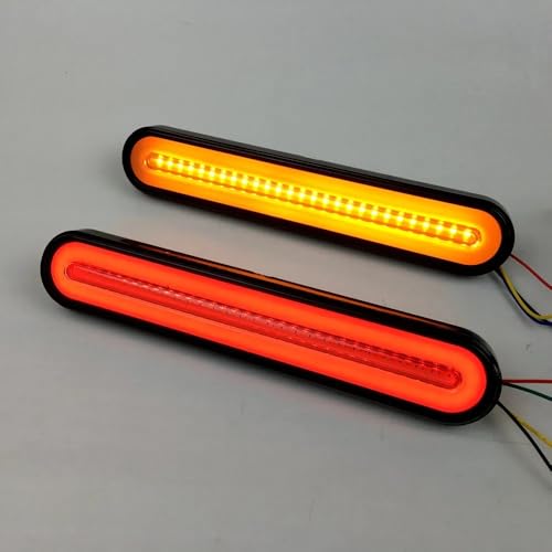 Feu stop moto LED vertical double pour Davidson Road King et Glide