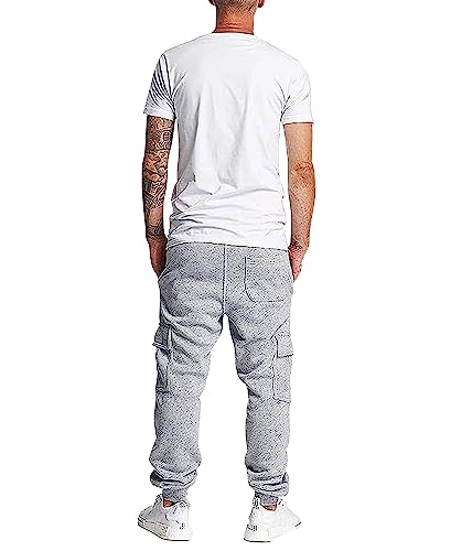 Southpole Men's Active Fleece Cargo Jogger Pants4