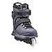 Rollerblade Blank Team Unisex Adult Fitness Inline Skate, Gray, Urban Performance Inline Skates 11/11.5