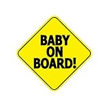 BABY ON BOARD baby safety sign car sticker 5
