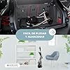 Mobiclinic®, Andador Plegable, Carro de la Compra con Asiento, Coliseo, Monomando, Acero, Gran Cesta, Respaldo y Acolchado, Sistema Frenado, Ruedas 360º, Negro #4