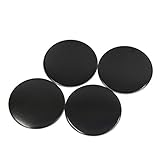 Sourcingmap 4Pcs Black 65mm Dia Car Wheel Center Hub Cap Emblem Sticker