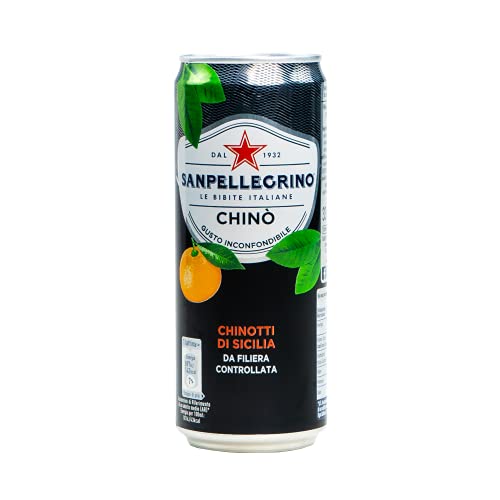San Pellegrino Chinò Orangenlimonade, Erfrischend, Natürliche Aromen, 330...