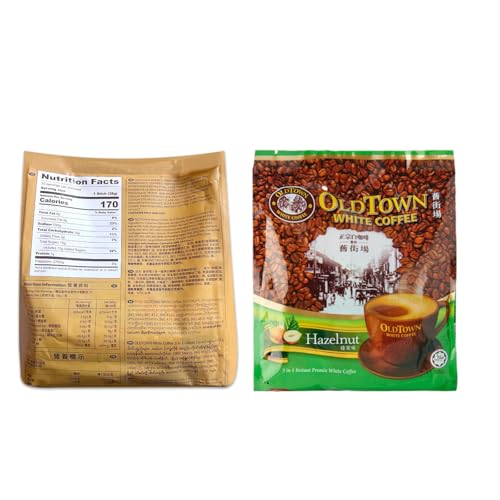 (4 Pack - Classic) Old Town White Instant Premix Coffee,3 in1 Hazelnut Instant Coffee (60 Sticks) Expired Date 09/05/2026