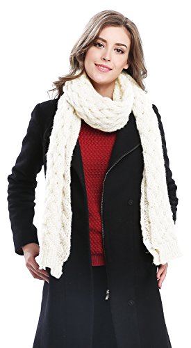 Bellady Unisex Winter Thick Chunky Cable Knit Twist Scarf Warm Shawl #TOP1