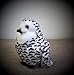 Oujppc Simulation Mini Harfang des Neiges en Peluche, Poupée en Peluche Douce Chouette Mignonne, Collection De Cadeaux De Peluche Unique pour Les Enfants, 16 Cm
