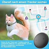 JIARUI SmartTag Katzenhalsband,Mini Tracker Ohne ABO für Katze (nur IOS), Reflektierendes GPS Katze Tracker Halsbänder, Tracking Standort von Haustieren, Arbeite mit Apple Find My (1 Pack)