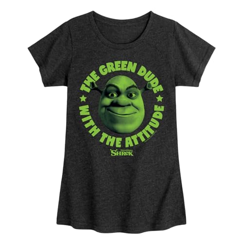 Shrek - Green Dude Attitude - Toddler & Youth Girls Short Sleeve Graphic T-Shirt