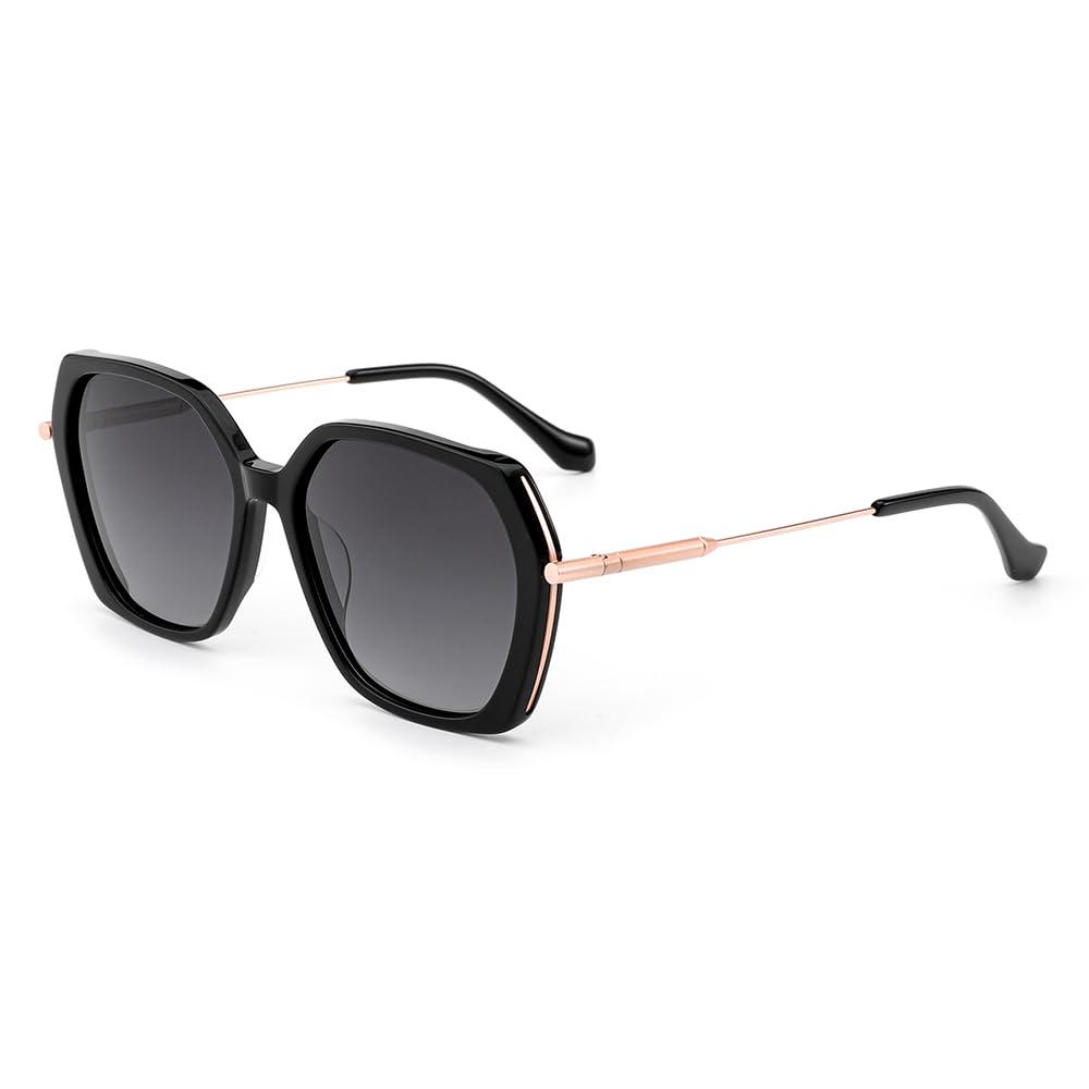 Trendy Diamond Polarized Womens Sunglasses UV 400 Protection YD1440T