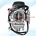 JDLLONG LTZ400 Carburetor Fit for Suzuki LTZ400 LTZ 400 Quad ATV 2003 2004 2005 2006 2007 with Fuel Valve Petcock Air Filter