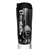 MORGAN MYERS Disturbed Coffee Cup Travel Coffee Mug/Tea Cup Double Wall Insulated Plastic with Cover...