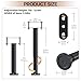 YUEYIN Under Bed Metal Support Legs, Adjustable Height Bed Frame Support Leg, Bed Slat Support Leg for Heavy Duty/Wooden/King/Queen Bed Frame (7