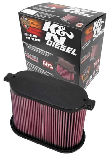 K&N Performance Diesel High-Flow Lifetime Engine...