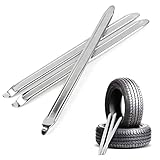 SUNCHE Palanca Neumaticos Moto, Desmontadores de Neumáticos Herramientas 30cm, Palancas para Desmontar Neumáticos, Kit de Palanca de Neumático, para Reparación de Motocicleta Bicicleta Coche, 3 Piezas