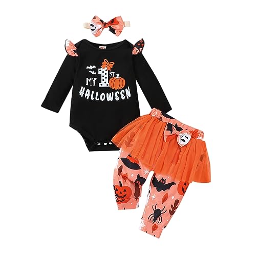 VINUOKER Baby Girl Clothes,Baby Girl Spring Fall Winter Outfits Infant Bodysuit Pant Set