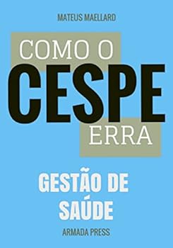 Paperback Como o Cespe erra: Gestão de Saúde [Portuguese] Book