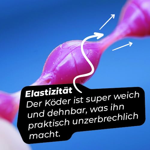 Trout Master Gummiköder 7mm Kaviar – Schwimmender Forellenköder Mit Shrimp-Aroma, 20 Stück