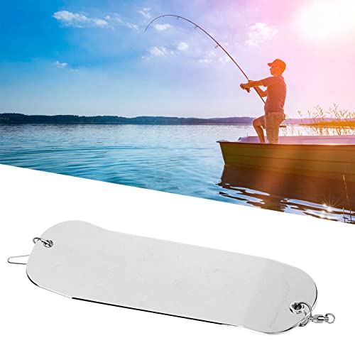 Alvinlite Diving Fishing Flasher Dive Fishing Bait Flasher Underwater Trolling Durable for Fishermen Saltwater Freshwater Plastic(sliver)