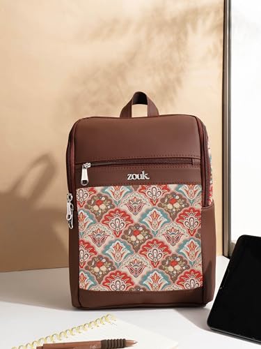 Image of ZOUK Amalia Daypack |Padded Tablet Compartment | Adjustable Straps | Water-Resistant | Men and Women | Daily Use | Lightweight |Smart & Compact |Comfortable & Stylish