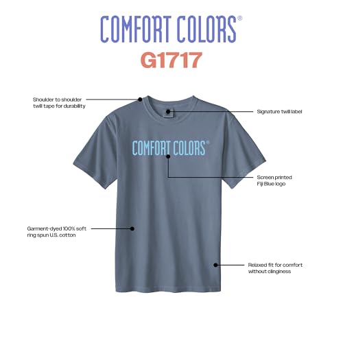 Image of Comfort Colors Adult Heavyweight Short Sleeve Tee, Style G1717 /G1745, Multipack