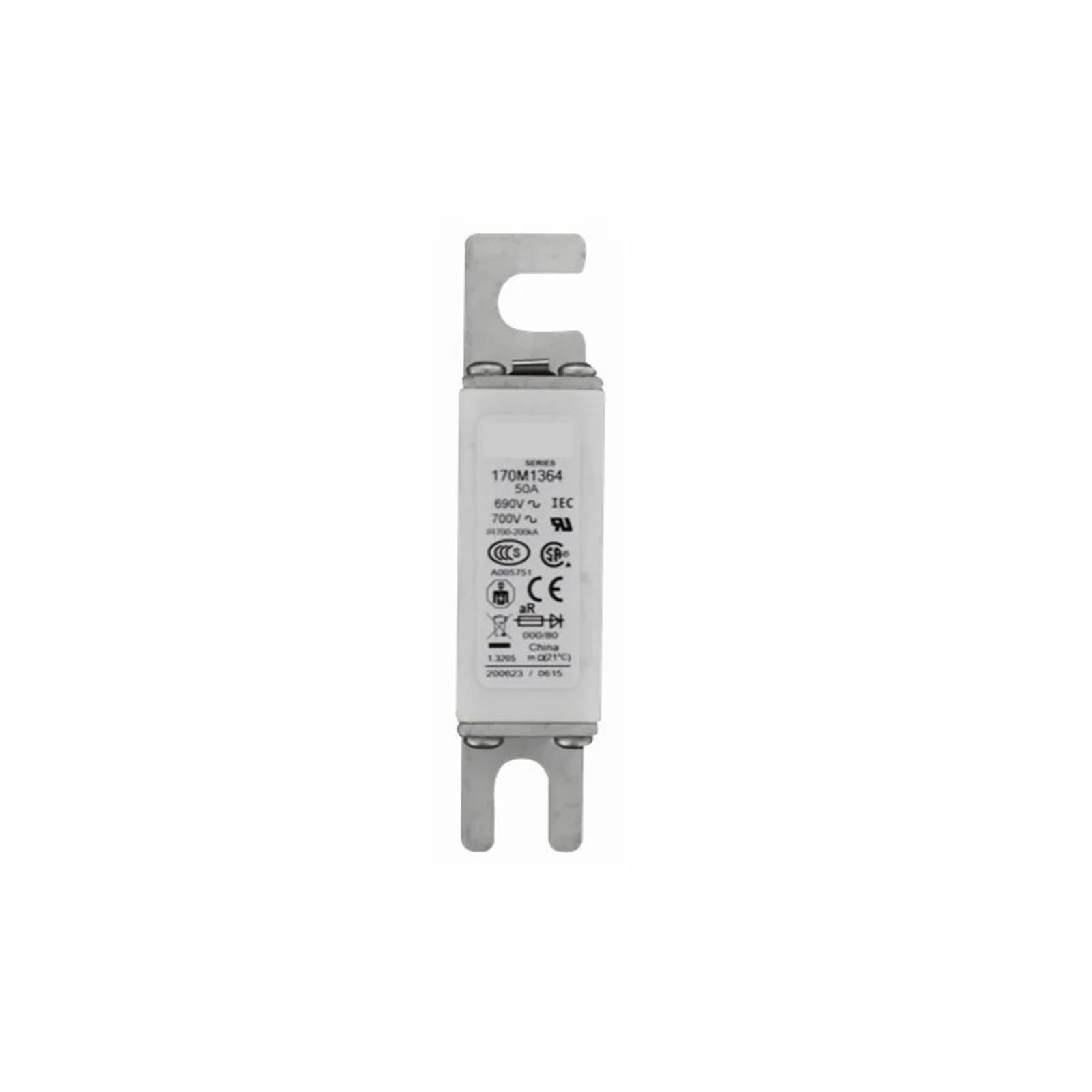 Fusible rapide basse tension 170M1830 cartouche de protection électrique